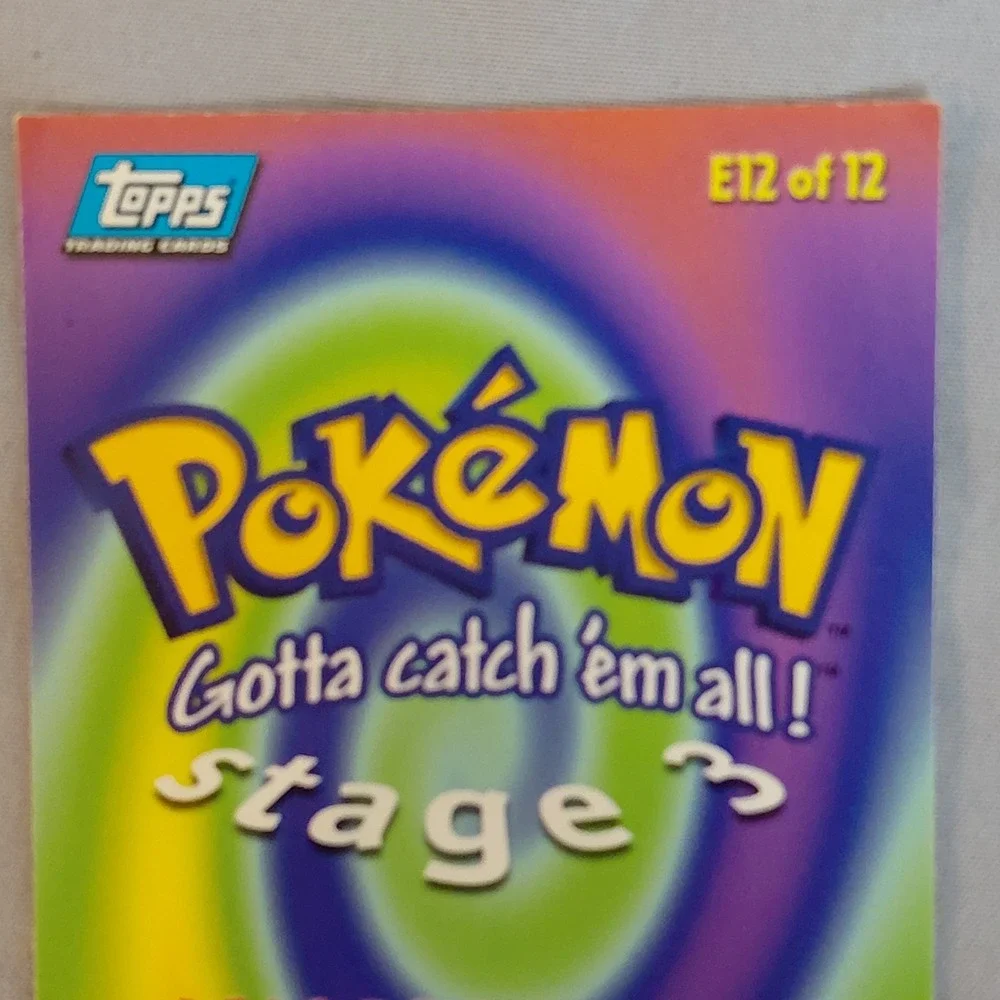 1999 Topps Pokemon First Movie EVOLUTION LOT Dragonite E12 Dragonair E11 Dratini